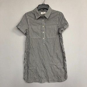 Vineyard Vines Women Margo Striped Utility Shirt Dress Size 6 Stripes M027 -14